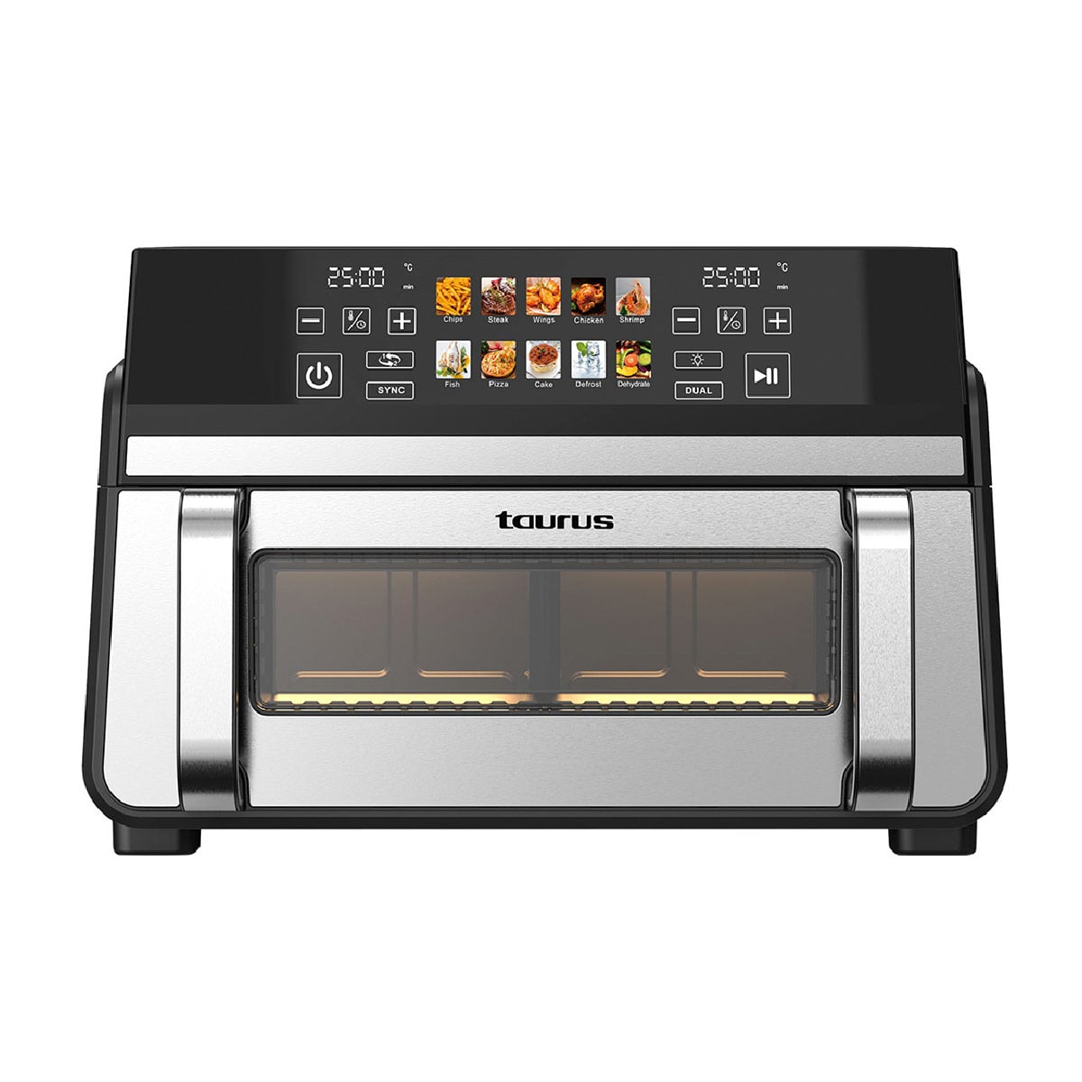 FREIDORA DE AIRE TAURUS 11L DIGITAL DOUBLE AIR FRYER - 1