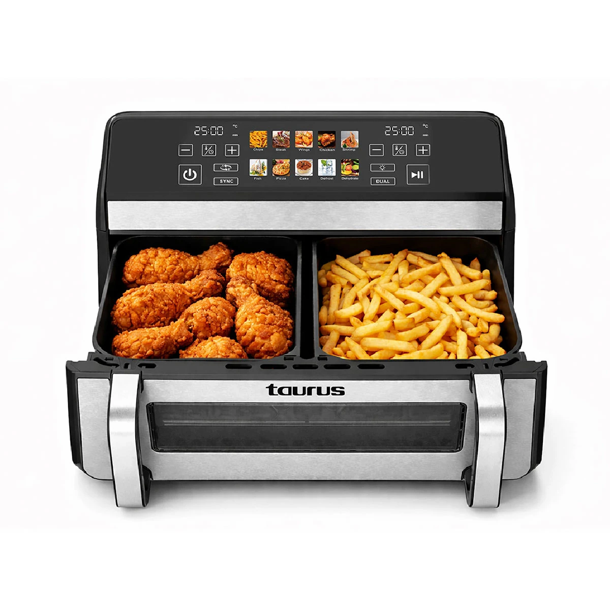 FREIDORA DE AIRE TAURUS 11L DIGITAL DOUBLE AIR FRYER - 2