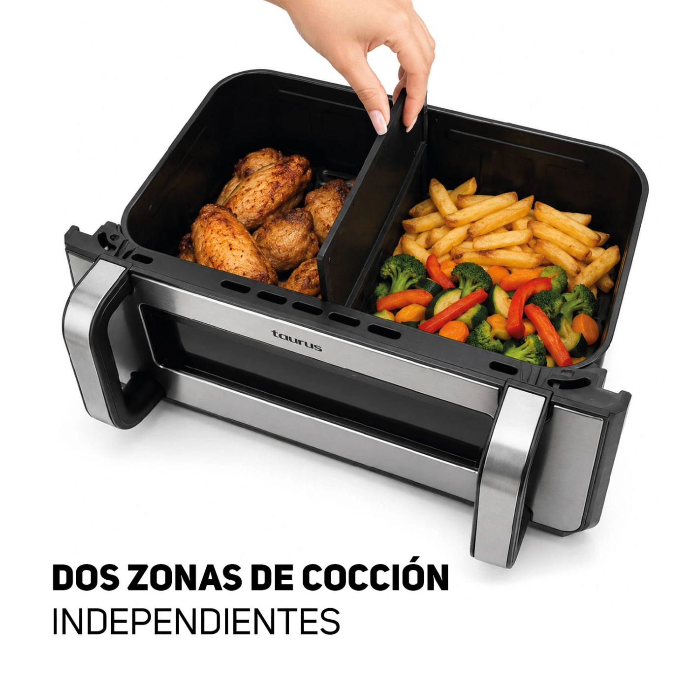 FREIDORA DE AIRE TAURUS 11L DIGITAL DOUBLE AIR FRYER - 4