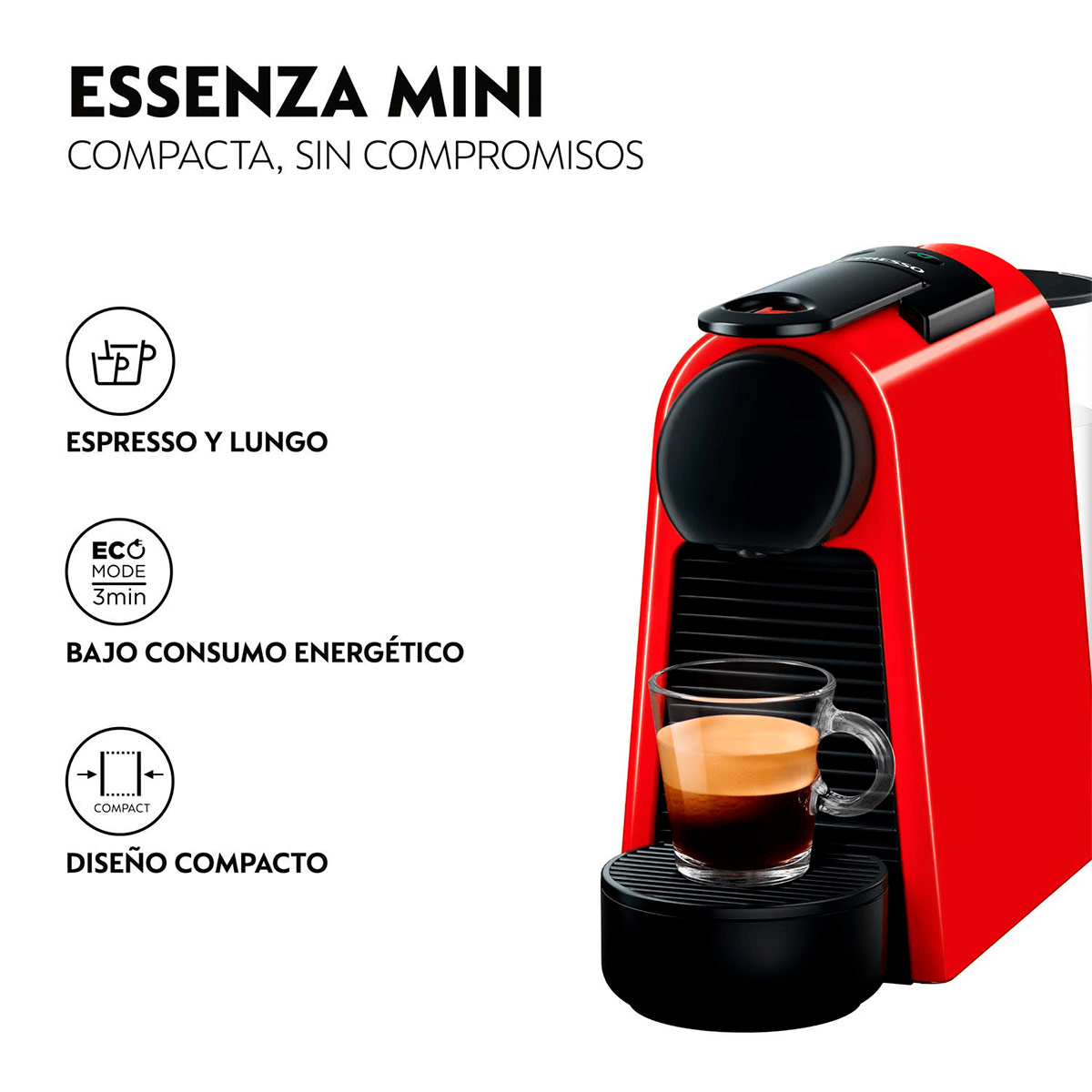 CAFETERA NESPRESSO CÁPSULA ESSENZA MINI - 2