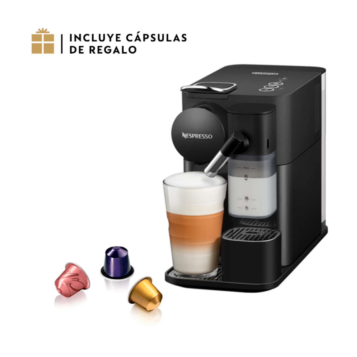 CAFETERA NESPRESSO CÁPSULA LATTISIMA ONE - 1