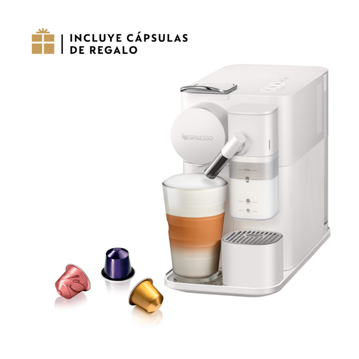 CAFETERA NESPRESSO CÁPSULA LATTISIMA ONE - 1