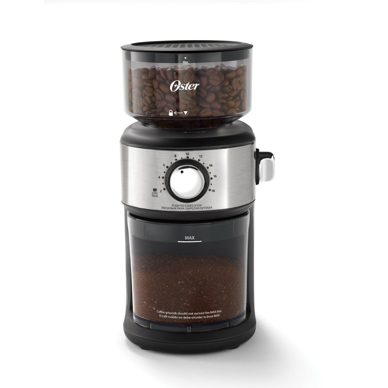 MOLINILLO DE CAFÉ OSTER AUTOMÁTICO ACERO INOXIDABLE - 2
