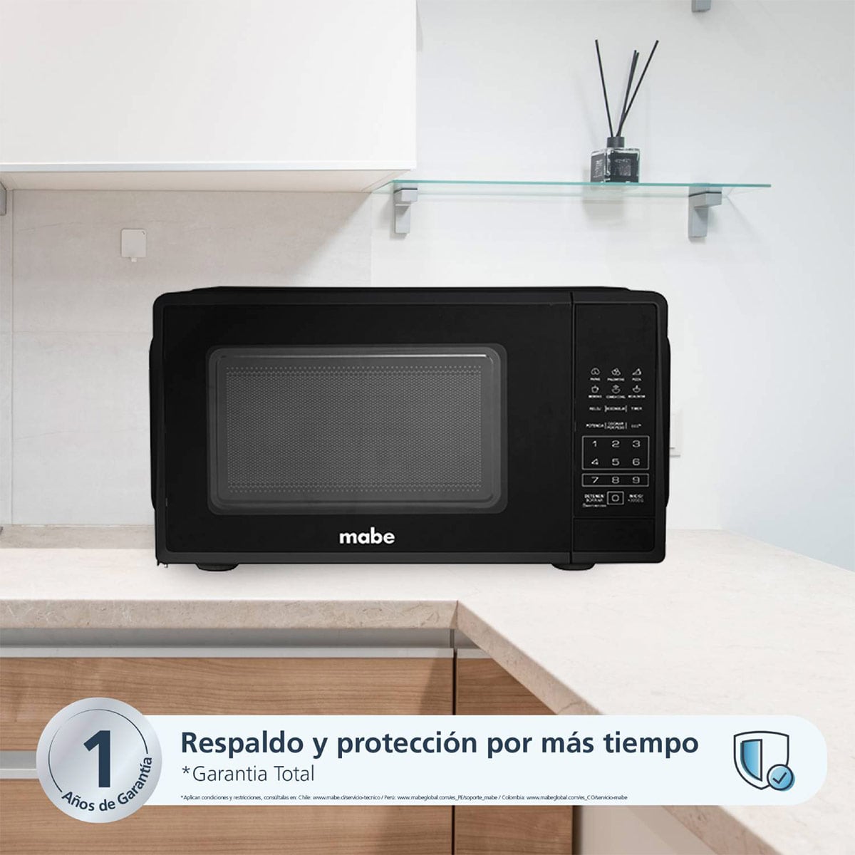 HORNO MICROONDAS MABE 20L HMM07PBN - 5