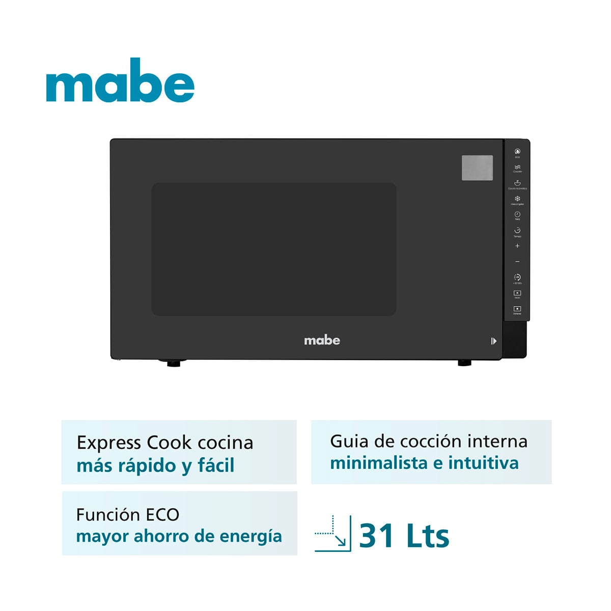 HORNO MICROONDAS MABE 31L HMM11NPO - 2