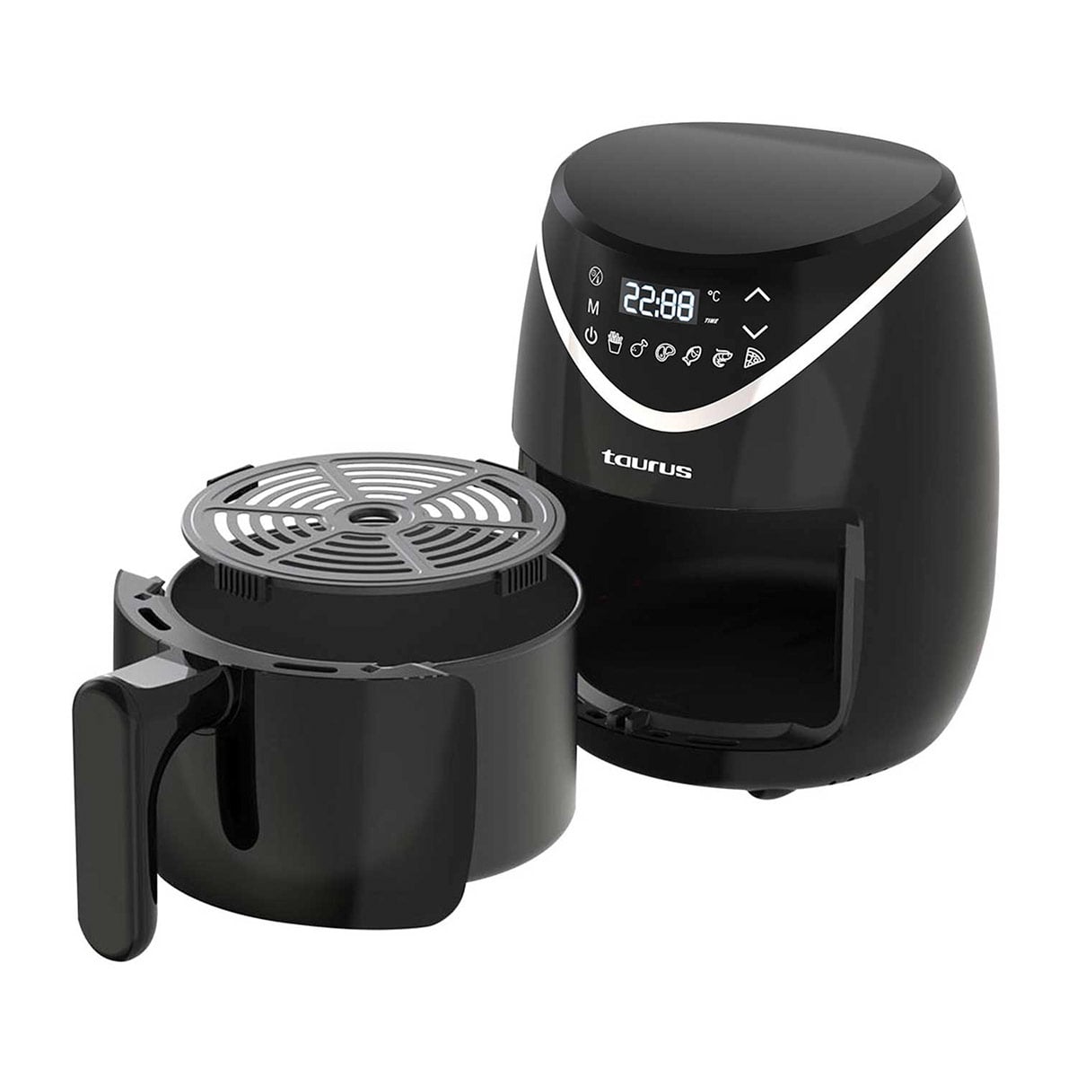 COMBO TAURUS LICUADORA SHAKE AWAY 2.0 + FREIDORA DE AIRE BLACK FRYER II 2,8L + HERVIDOR NEOGLASS 1.7L - 5