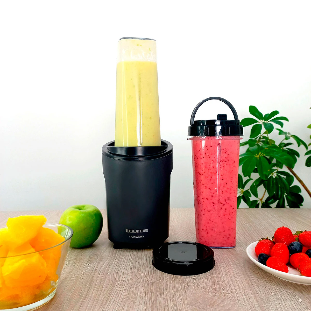 COMBO TAURUS LICUADORA SHAKE AWAY 2.0 + FREIDORA DE AIRE BLACK FRYER II 2,8L + HERVIDOR NEOGLASS 1.7L - 10