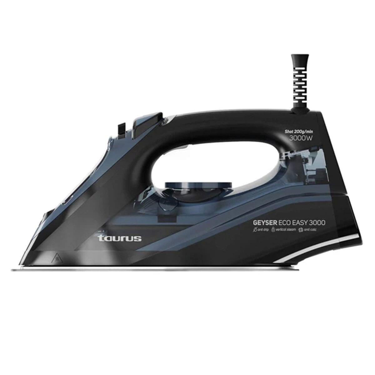 PLANCHA DE ROPA PORTÁTIL A VAPOR TAURUS 3000W GEYSER ECO EASY - 1