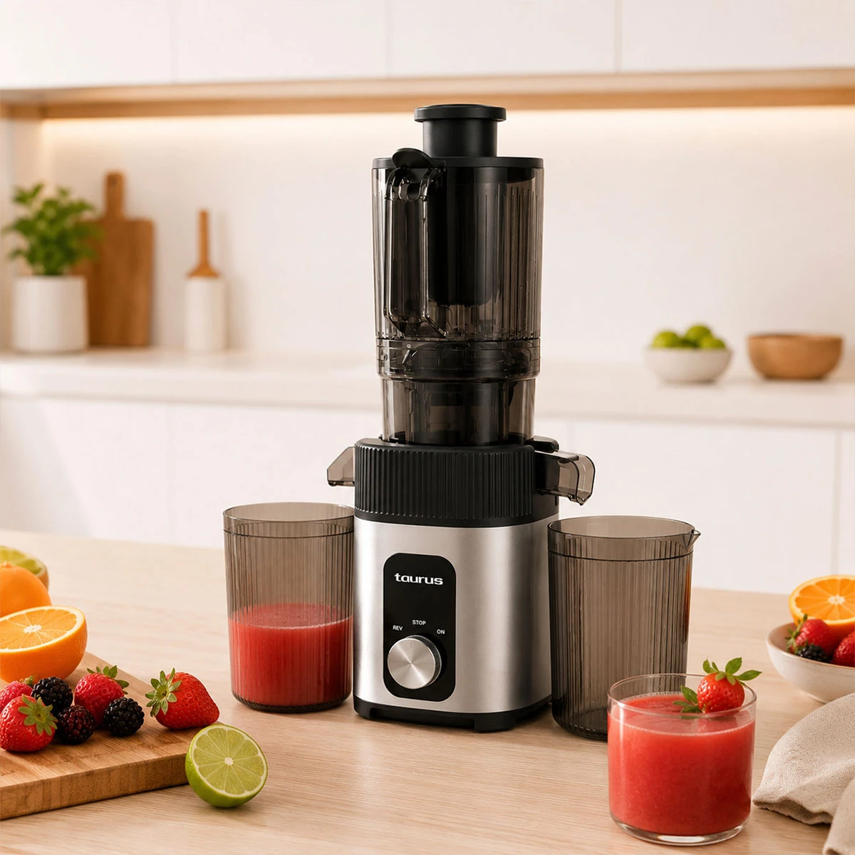 EXTRACTOR DE JUEGOS TAURUS SLOW JUICER 200W - 4