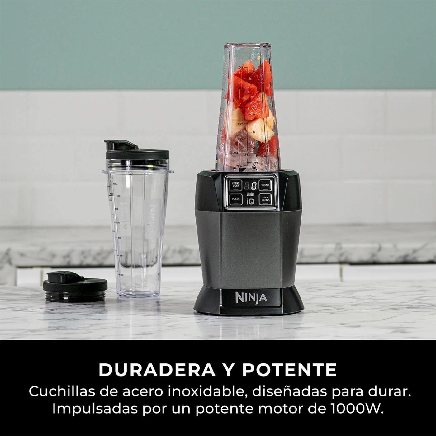 LICUADORA NINJA INDIVIDUAL  CON AUTO-IQ® 1000 W - 6
