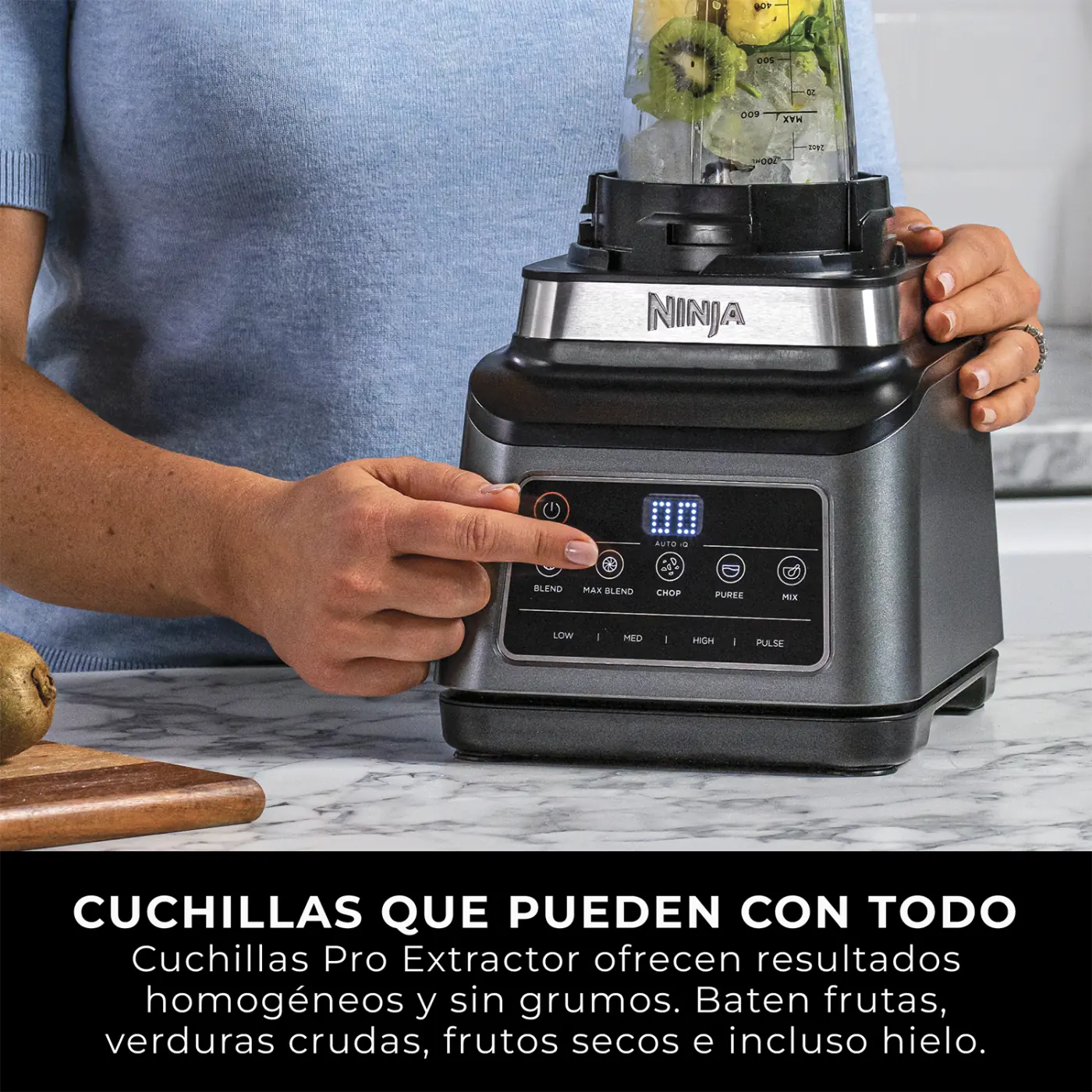 PROCESADORA DE ALIMENTOS Y LICUADORA 3 EN 1 NINJA - 8