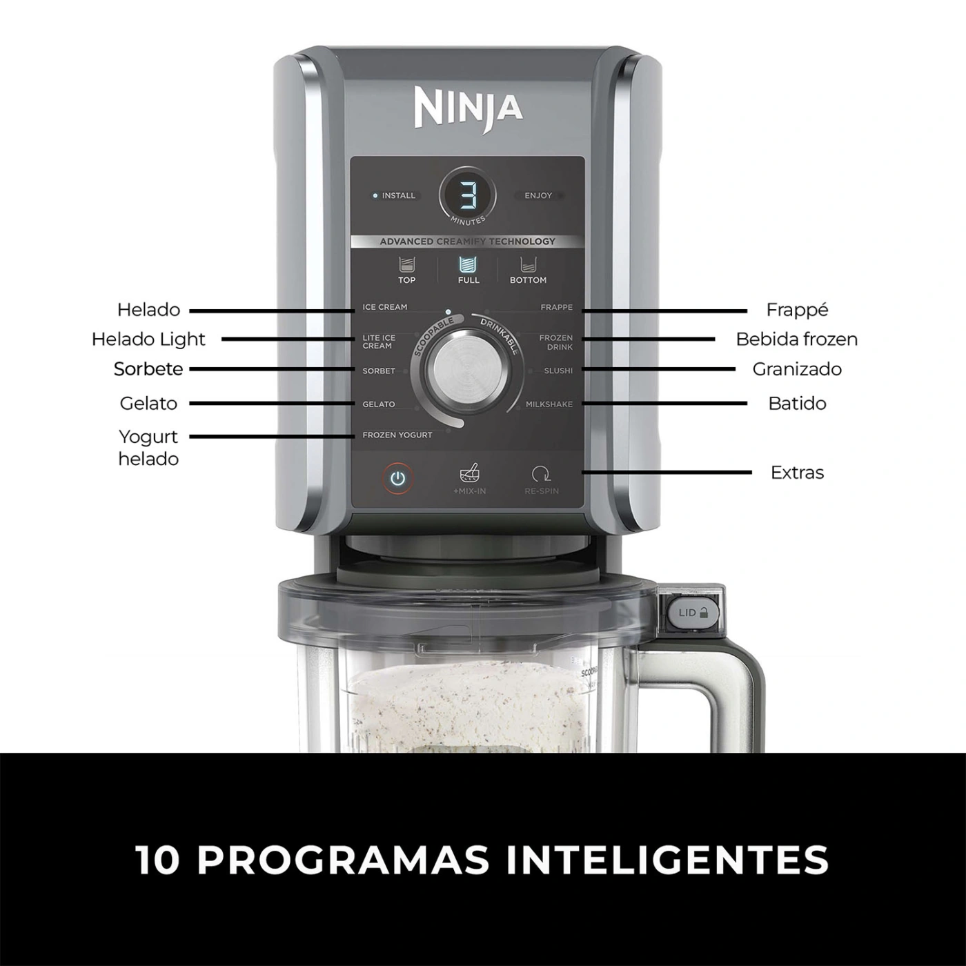 MÁQUINA DE HELADOS NINJA CREAMI DELUXE - 8