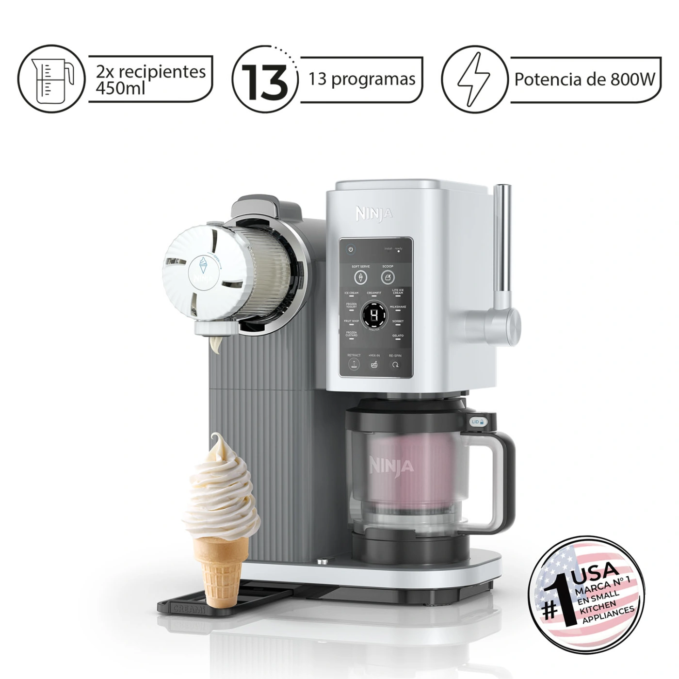 MÁQUINA DE HELADO SWIRL NINJA - 1