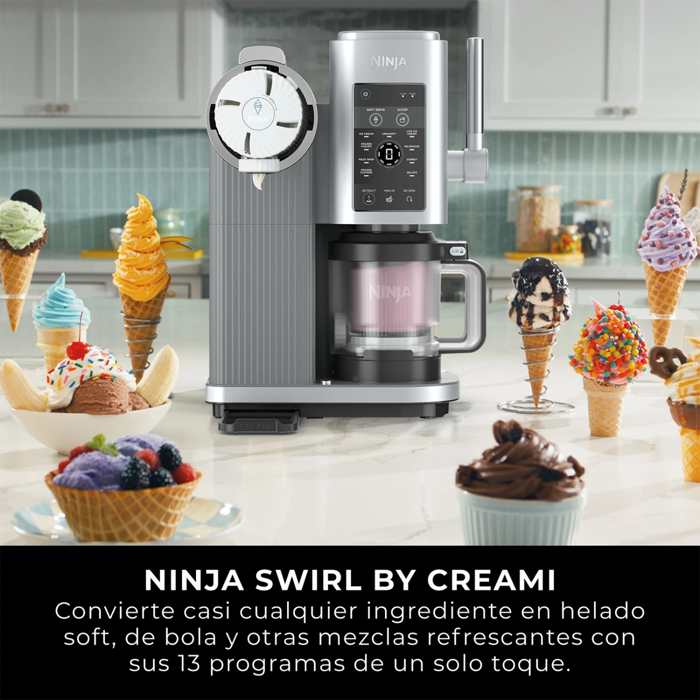MÁQUINA DE HELADO SWIRL NINJA - 5