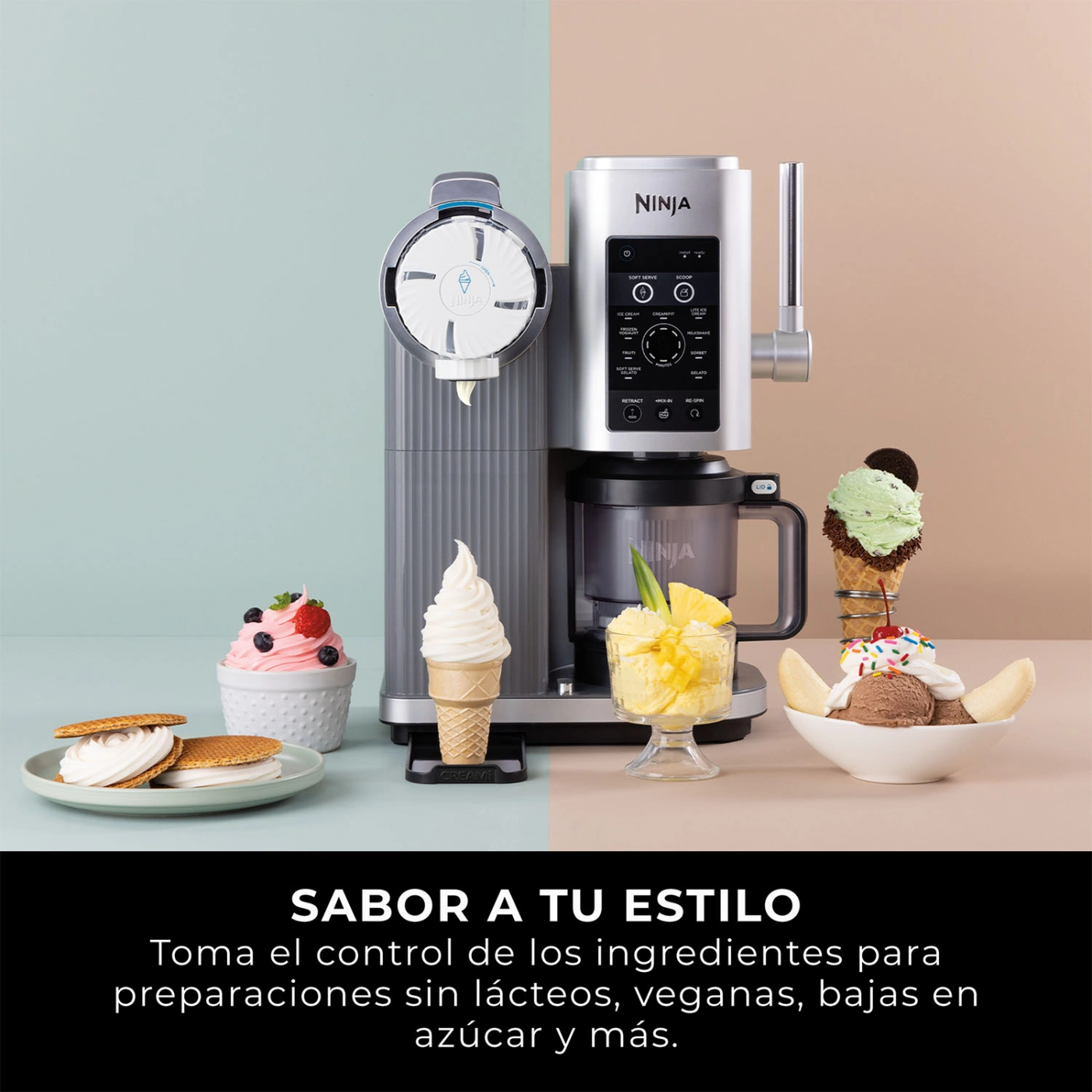 MÁQUINA DE HELADO SWIRL NINJA - 9