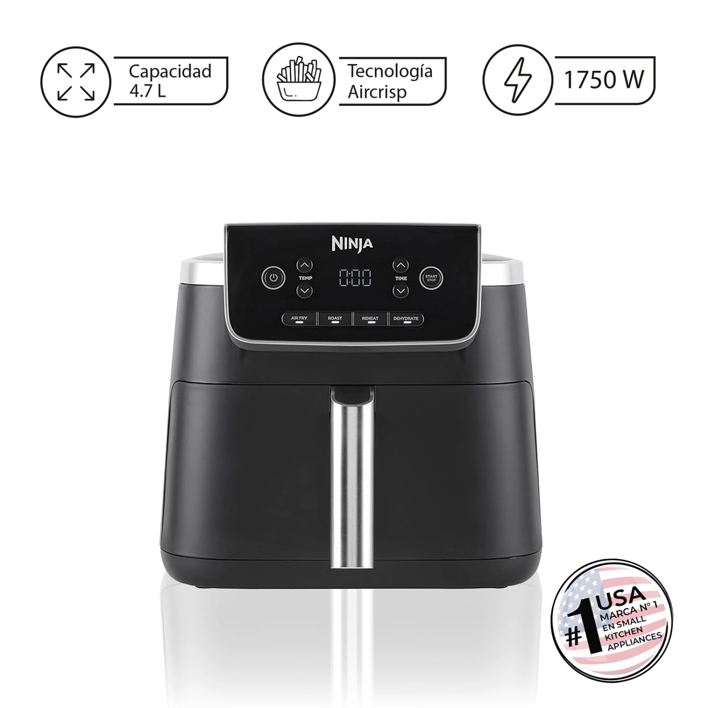 FREIDORA DE AIRE NINJA PRO 4.7L NINJA - 1
