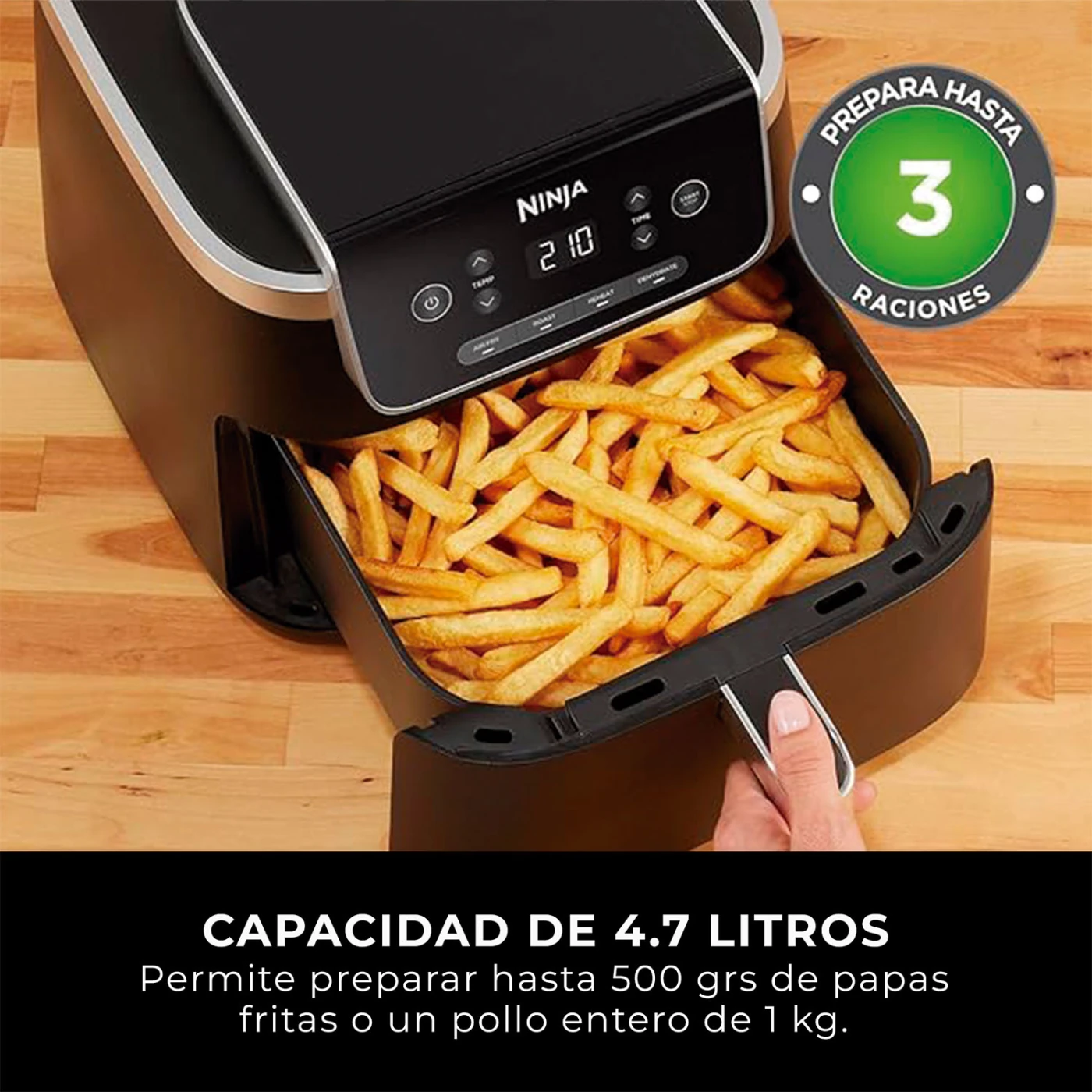 FREIDORA DE AIRE NINJA PRO 4.7L NINJA - 4
