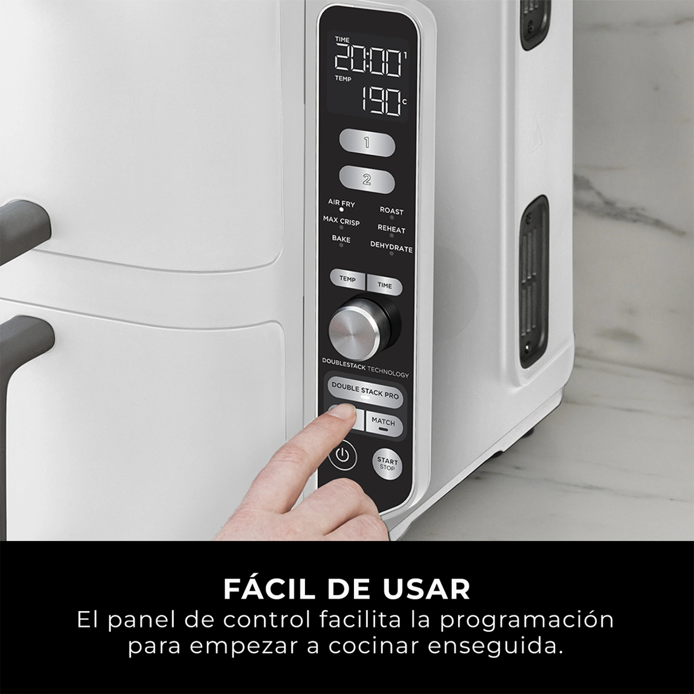 FREIDORA DE AIRE VERTICAL NINJA DOUBLE STACK XL - 11