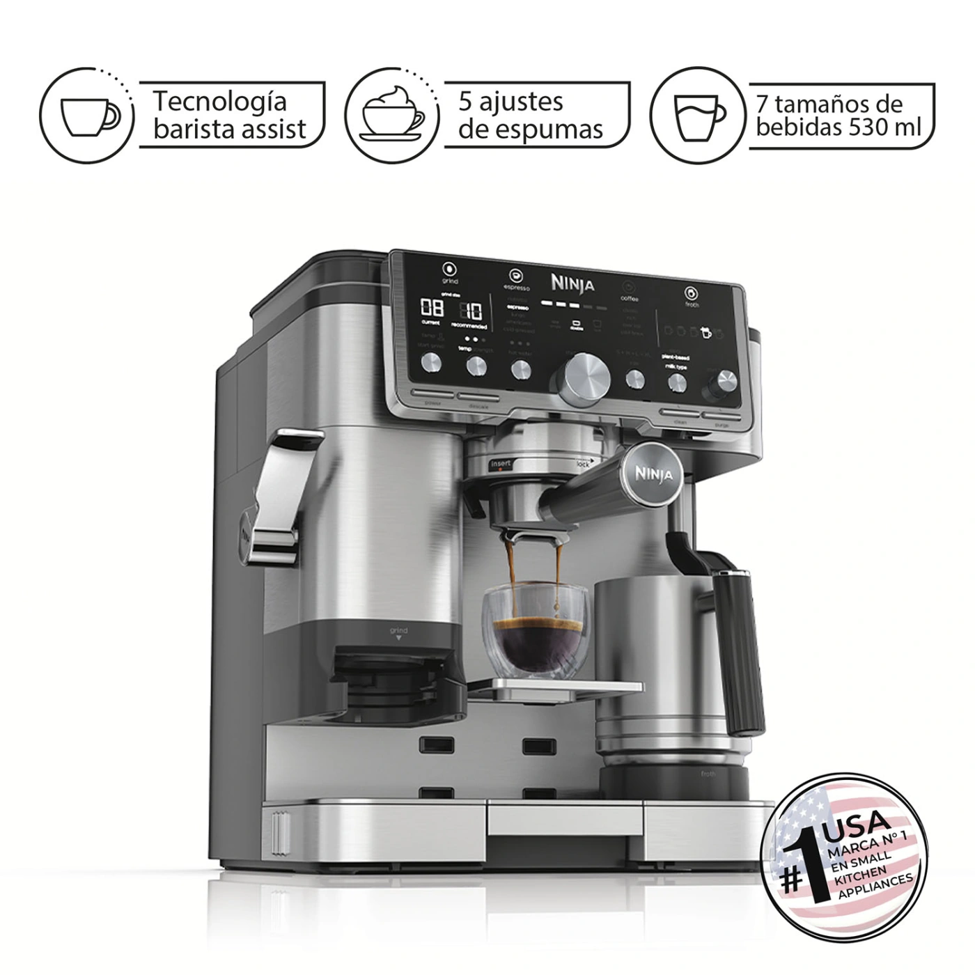 MÁQUINA DE CAFÉ ESPRESSO LUXE PRO NINJA - 1