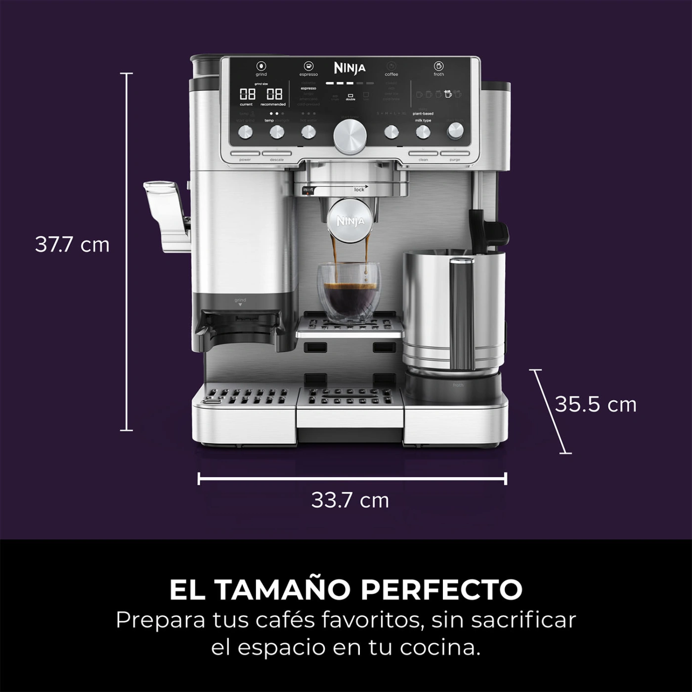 MÁQUINA DE CAFÉ ESPRESSO LUXE PRO NINJA - 12