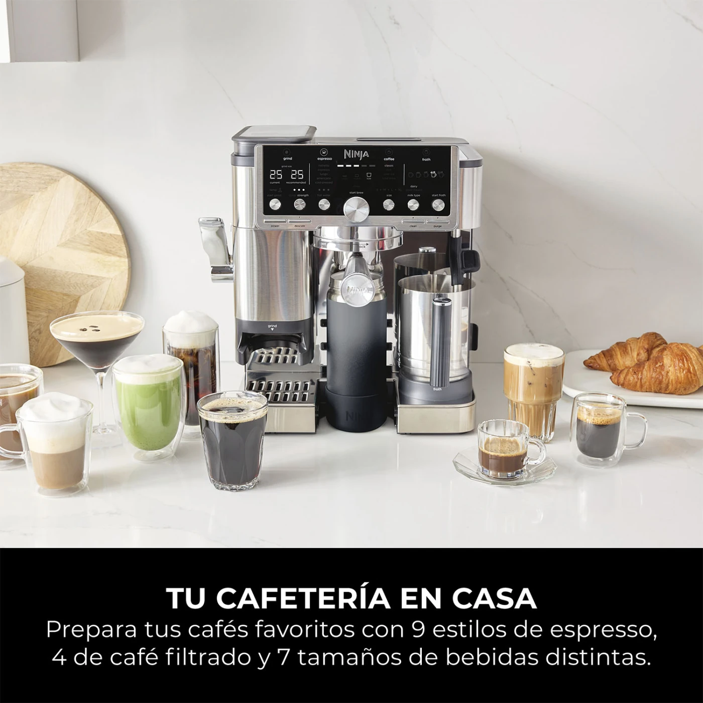 MÁQUINA DE CAFÉ ESPRESSO LUXE PRO NINJA - 8