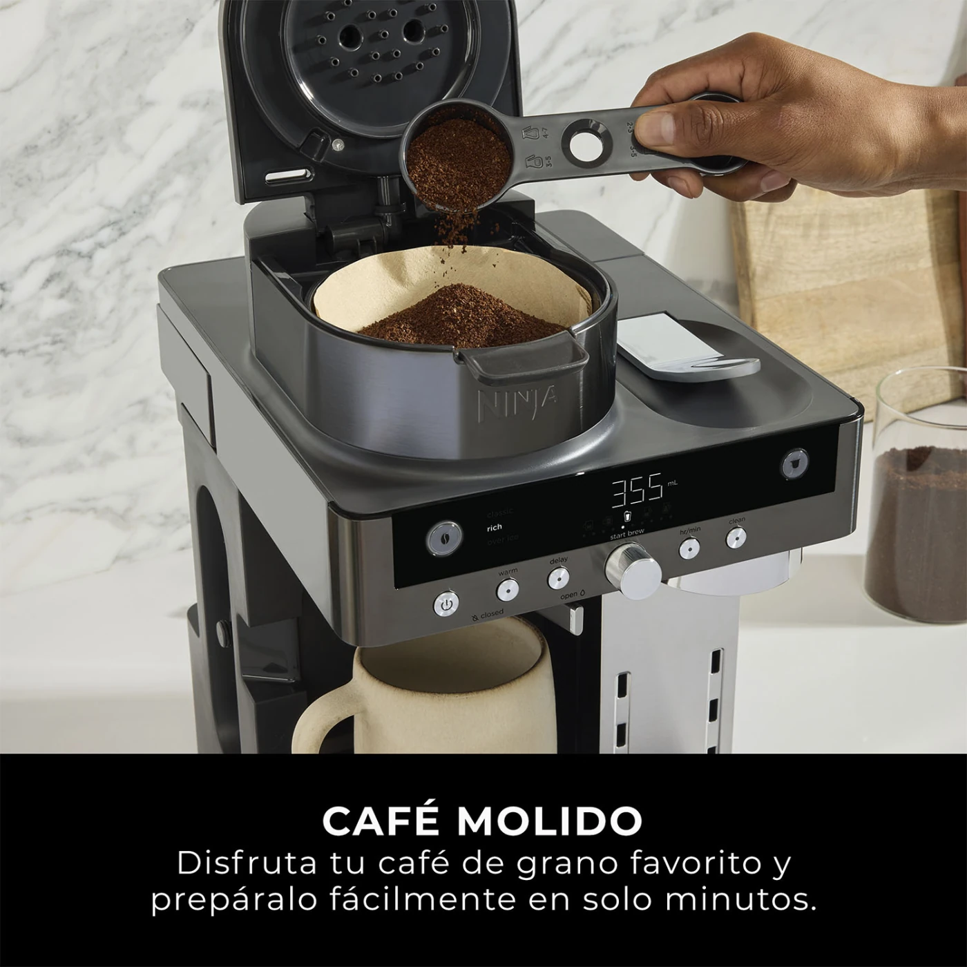 MÁQUINA DE CAFÉ DUALBREW CON ESPUMADOR NINJA - 4