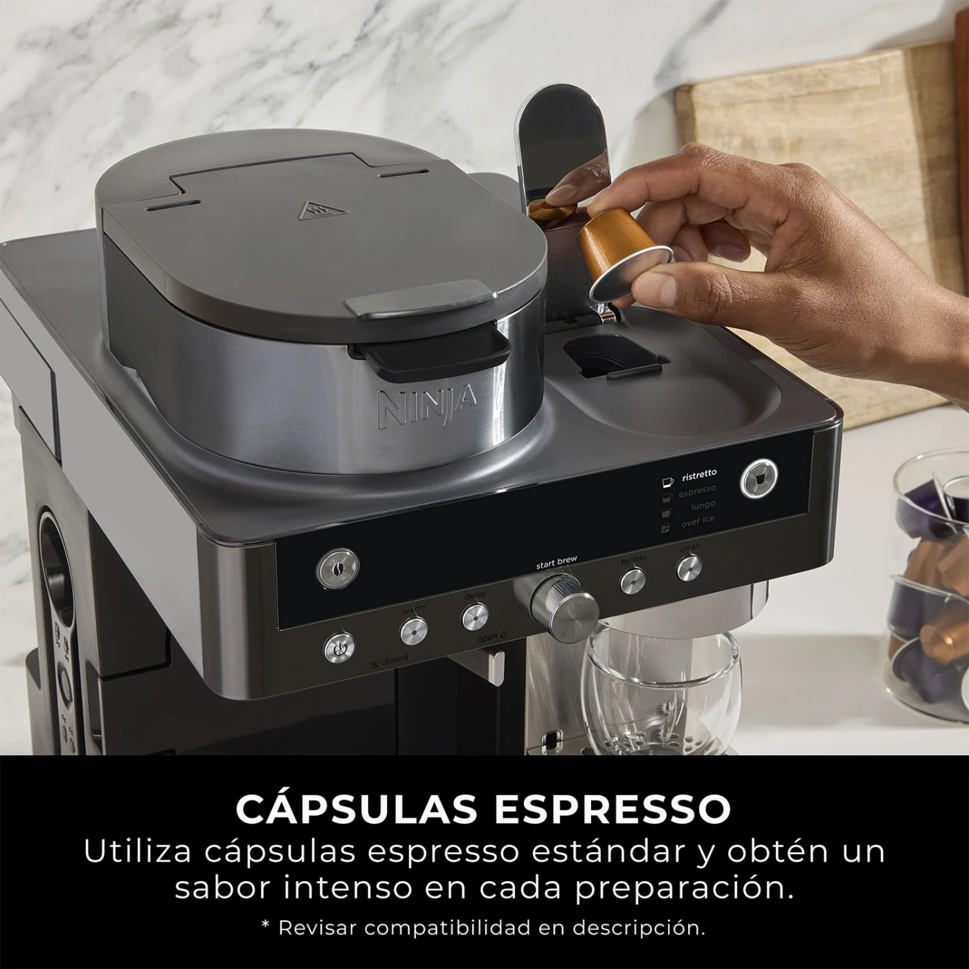 MÁQUINA DE CAFÉ DUALBREW CON ESPUMADOR NINJA - 5