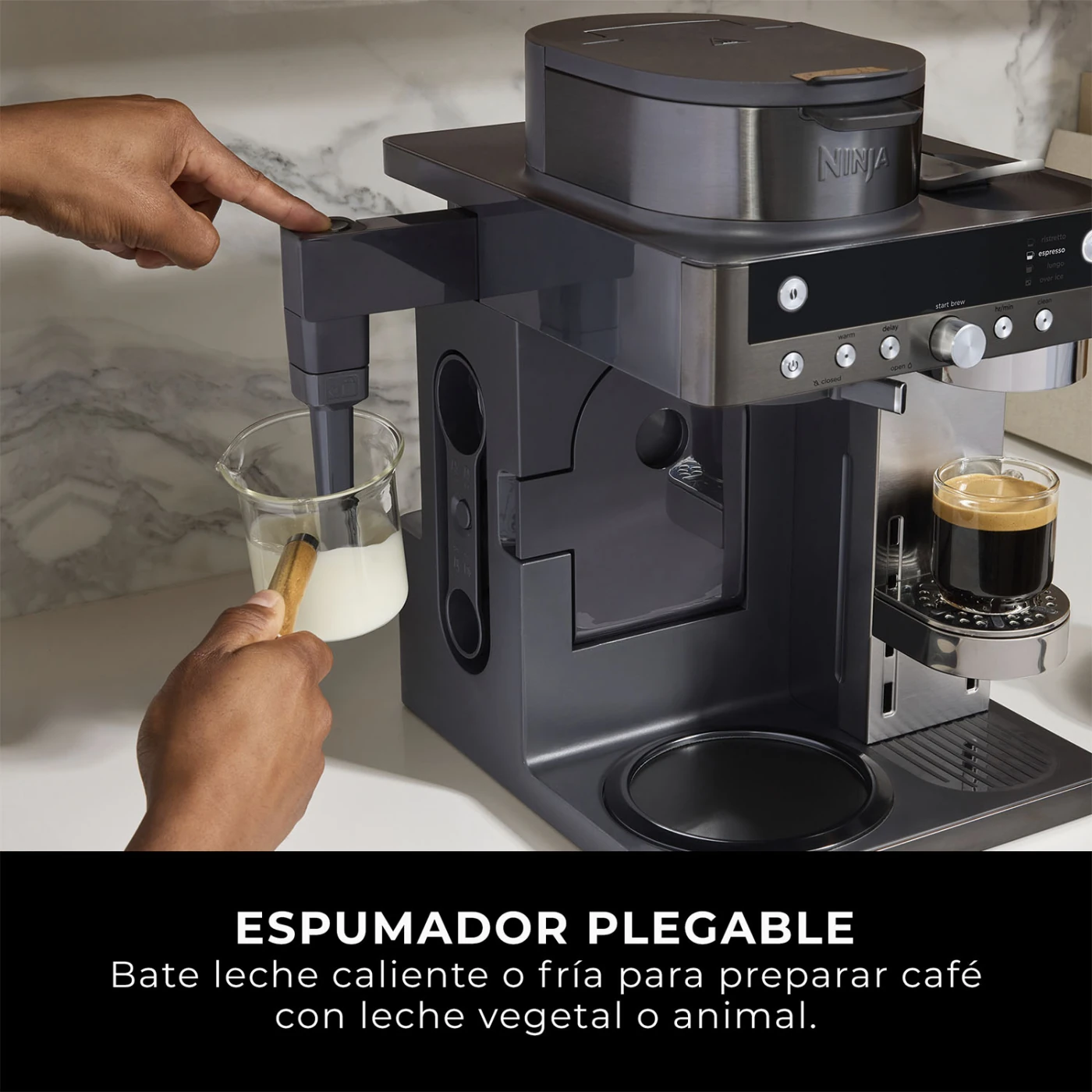 MÁQUINA DE CAFÉ DUALBREW CON ESPUMADOR NINJA - 6