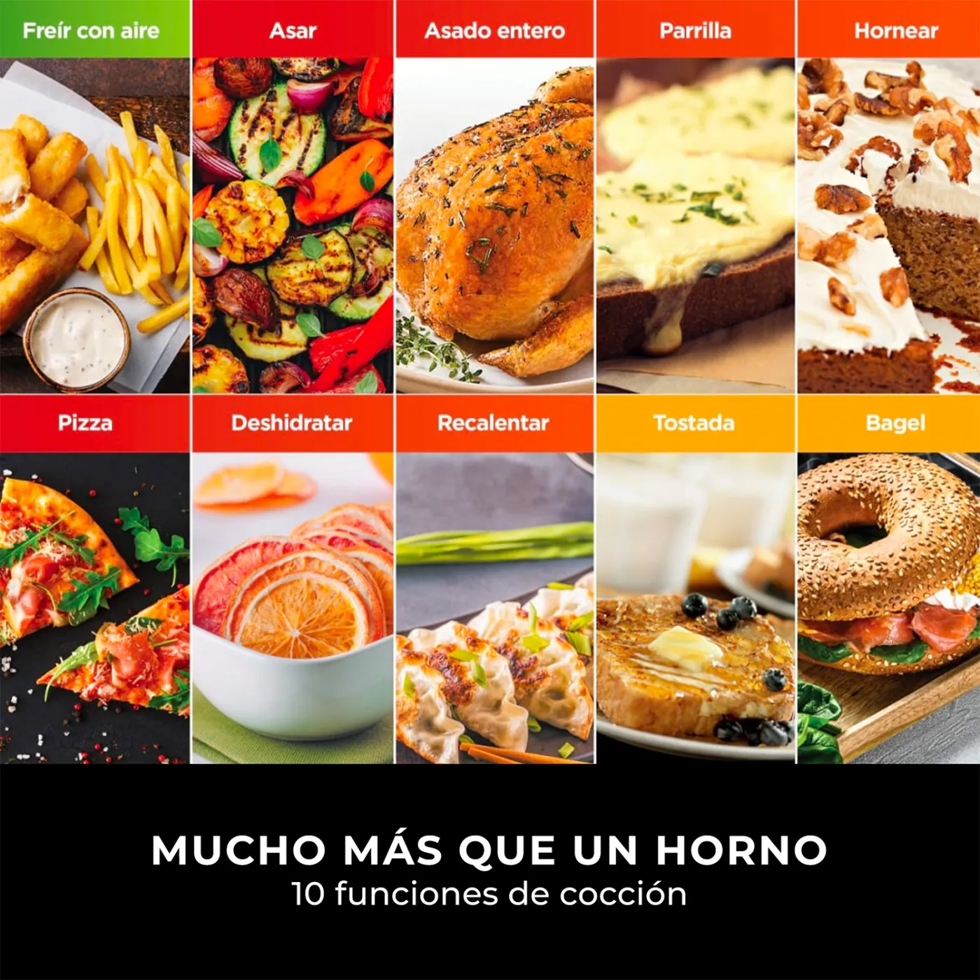 HORNO FREIDORA DE AIRE NINJA FOODI XL 10 EN 1 PRO - 4