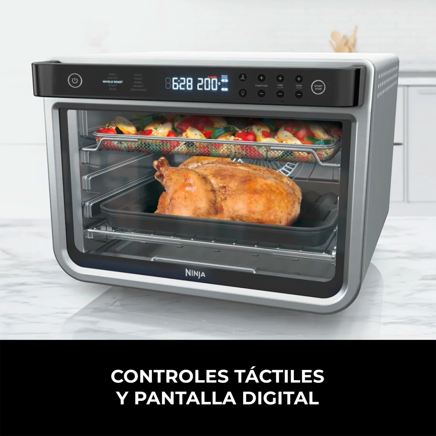 HORNO FREIDORA DE AIRE NINJA FOODI XL 10 EN 1 PRO - 8