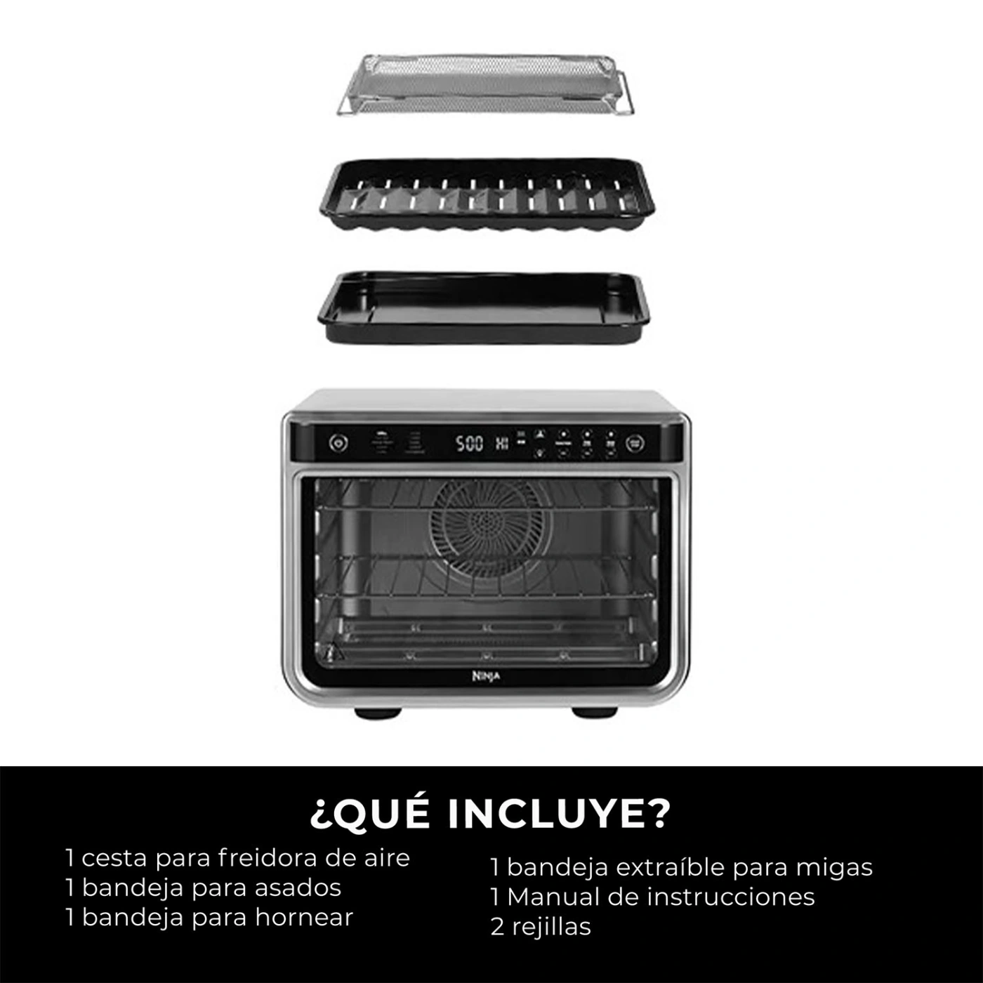 HORNO FREIDORA DE AIRE NINJA FOODI XL 10 EN 1 PRO - 10