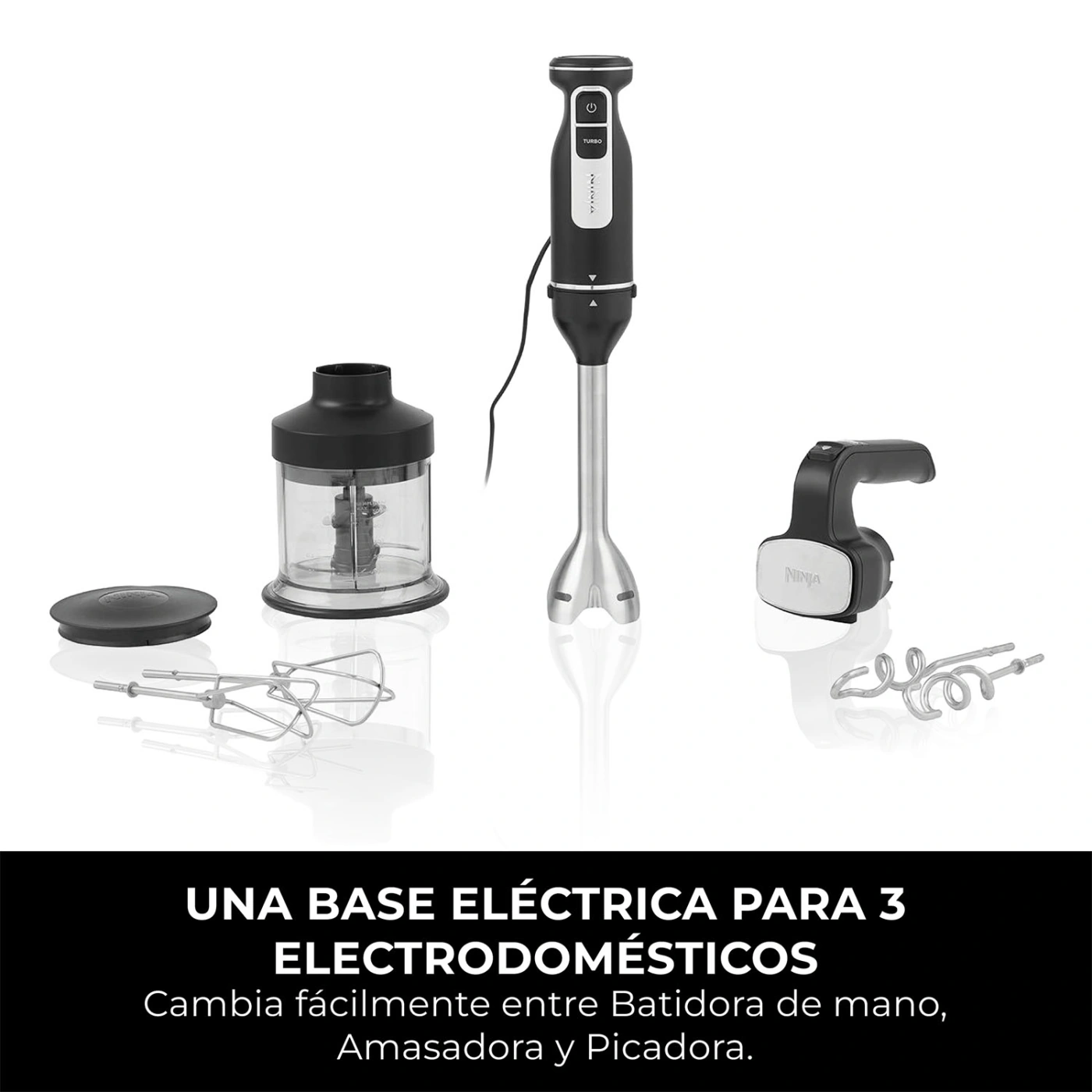 BATIDORA DE MANO 3 EN 1 NINJA FOODI - 4