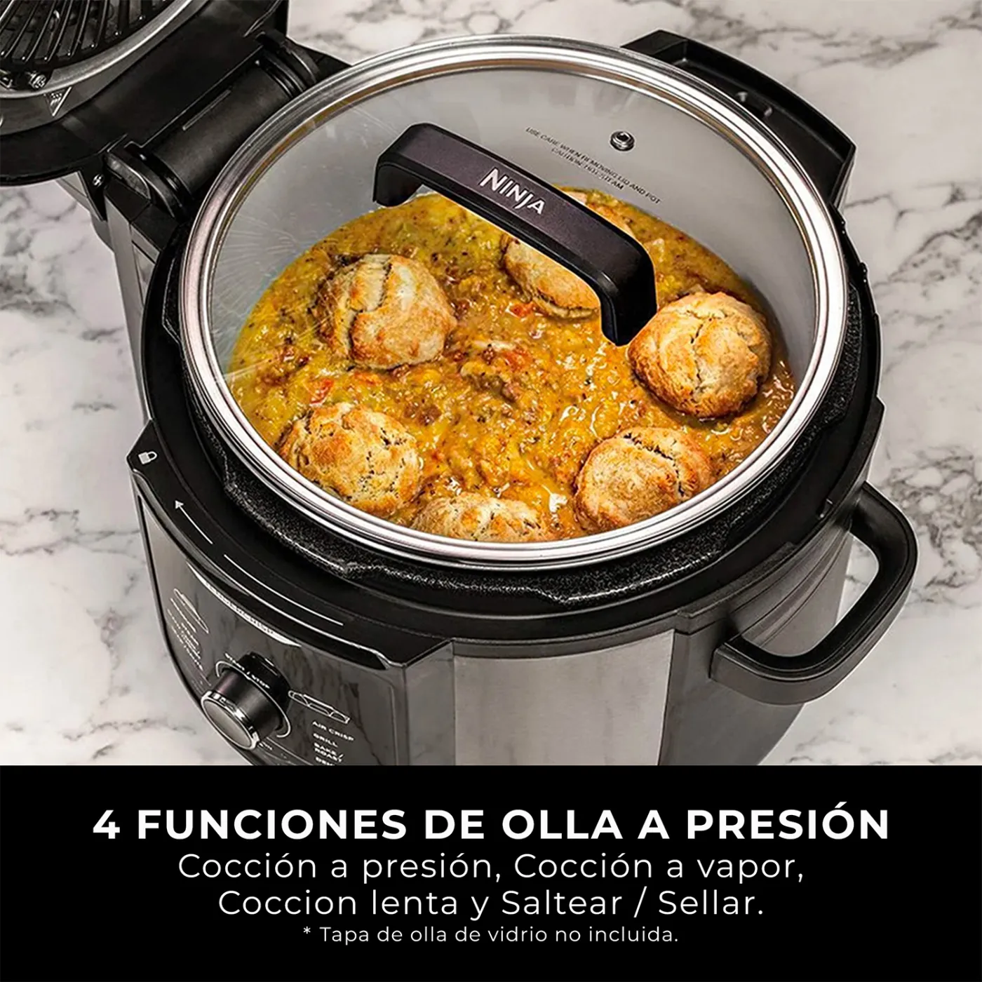 OLLA MULTIFUNCIONAL NINJA CON FREIDORA DE AIRE 7 EN 1 6L - 11