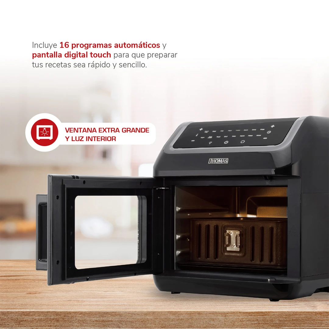 FREIDORA DE AIRE THOMAS 13L DIGITAL TH-AF130DNV - 9