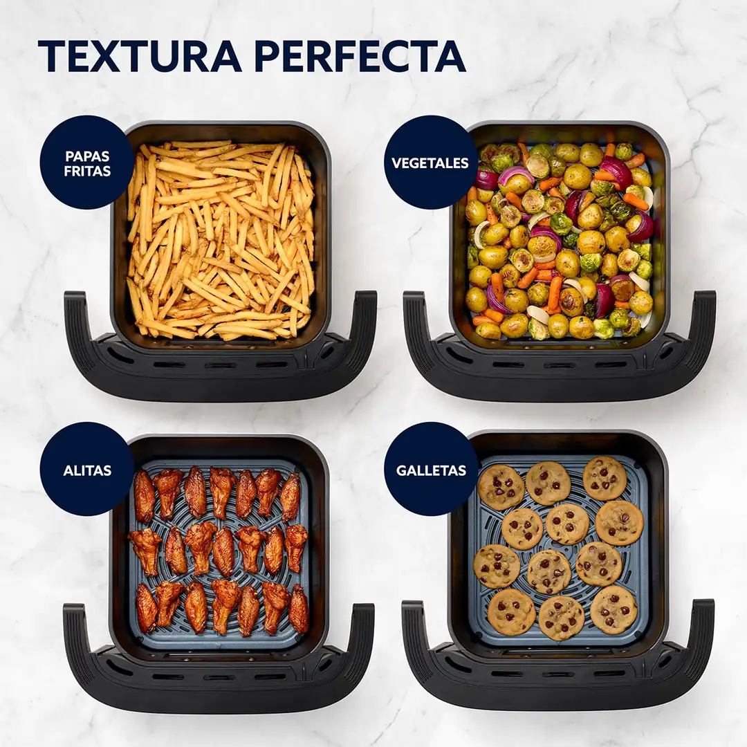 FREIDORA AIRE OSTER ULTRACRISP XL 8EN1 10L NEGRO - 9