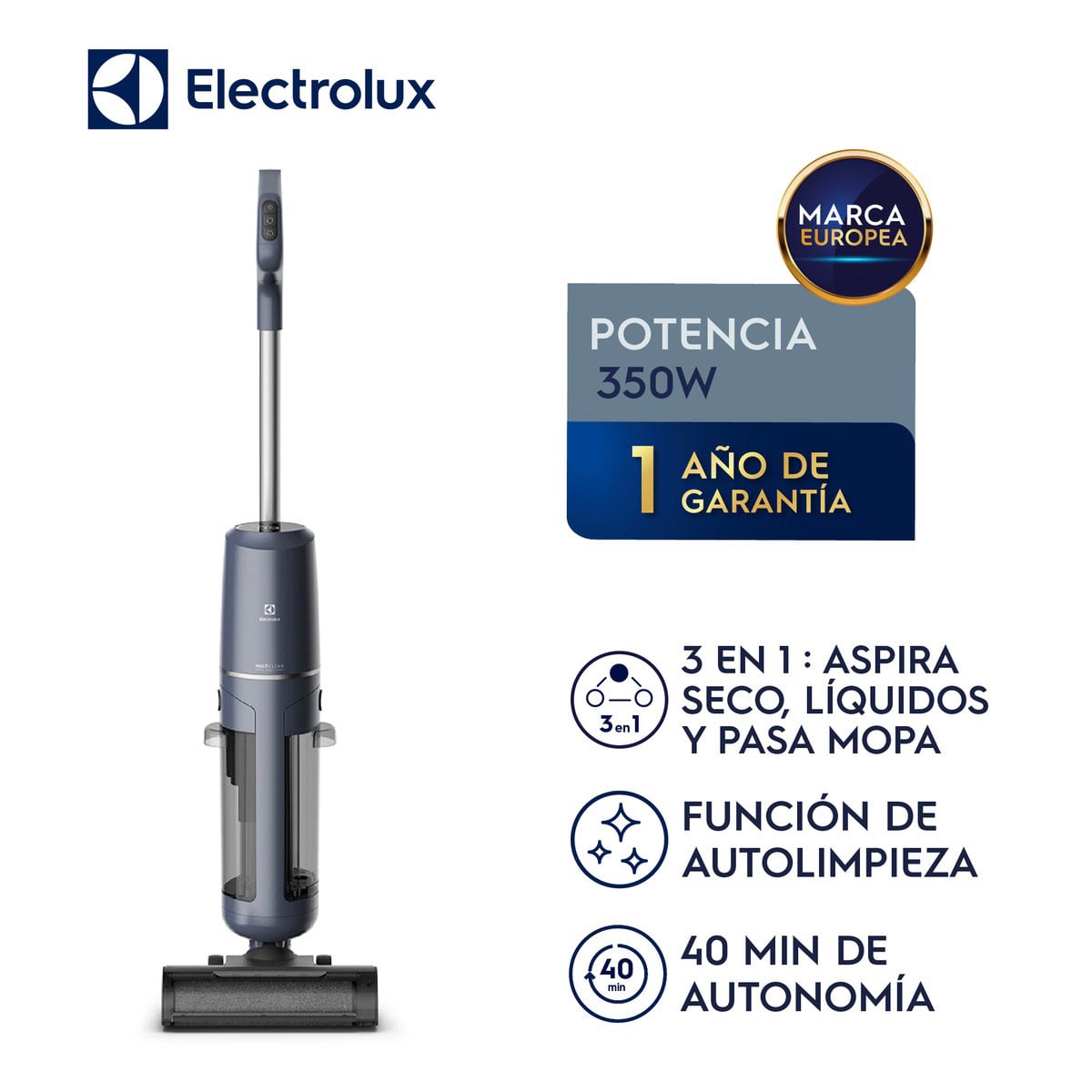 ASPIRADORA DE ESCOBA ELECTROLUX INALÁMBRICA EMC2500 - 1