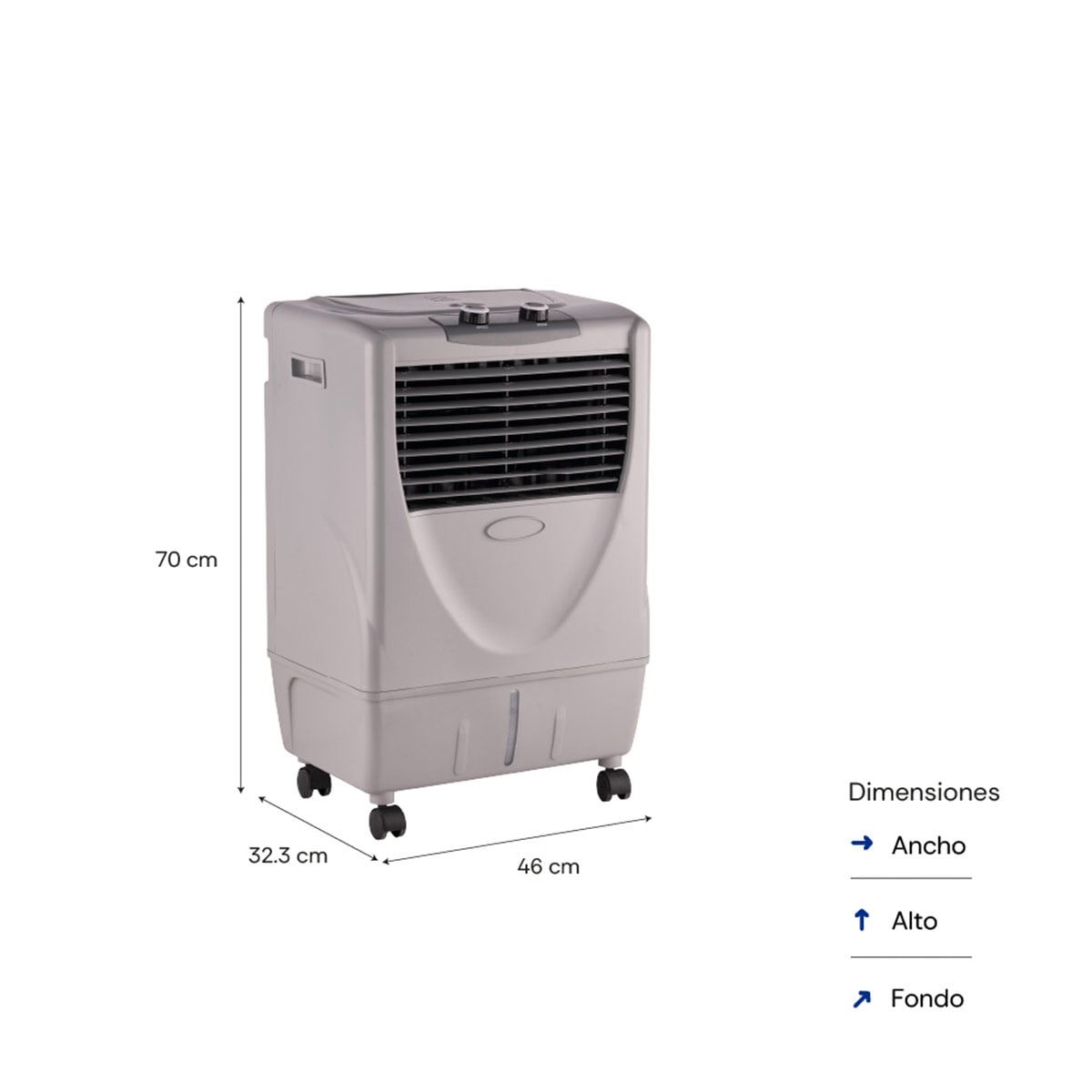 VENTILADOR PORTÁTIL SOLE RAPIFRESCO ULTRA COOL PRO 105W - 6