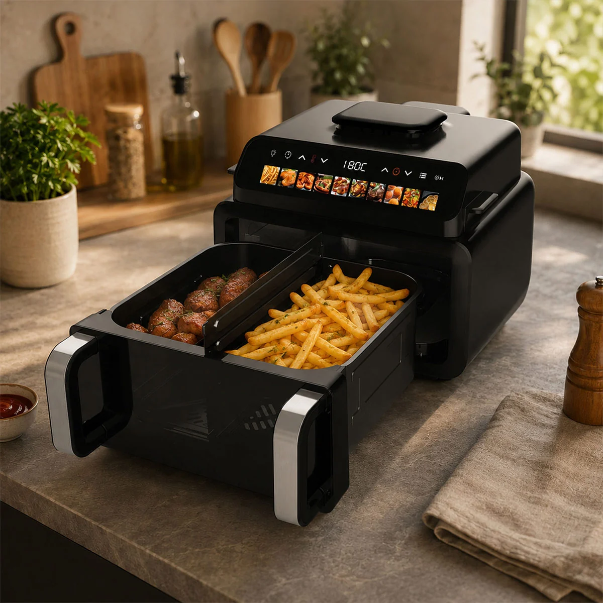 FREIDORA DE AIRE TAURUS 10.5L DIGITAL FUN FRYER - 8
