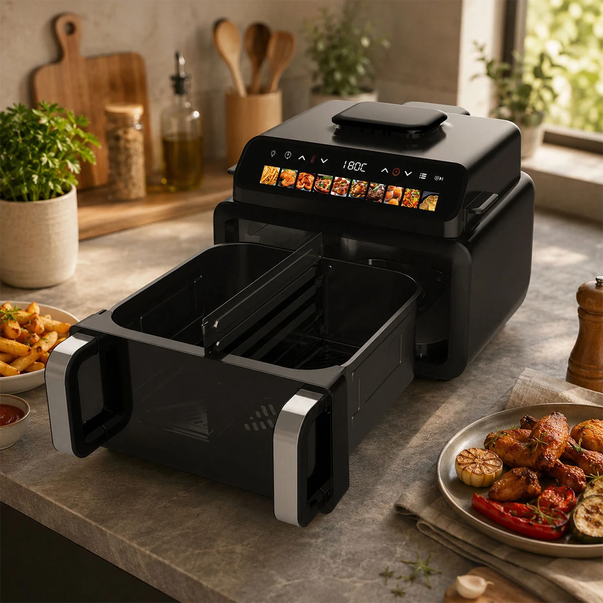 FREIDORA DE AIRE TAURUS 10.5L DIGITAL FUN FRYER - 9