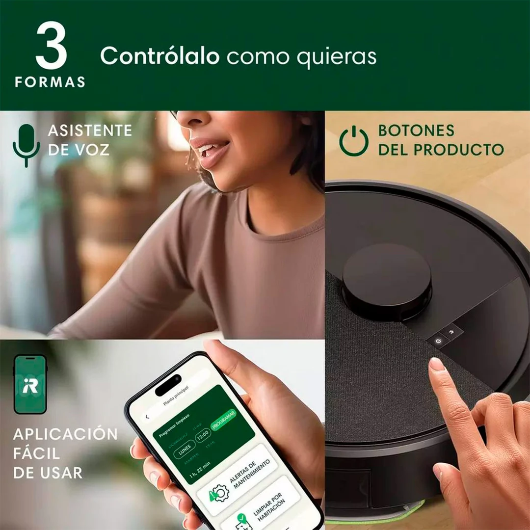 ASPIRADORA Y TRAPEADORA ROBOT IROBOT ROOMBA COMBO 105 - 5