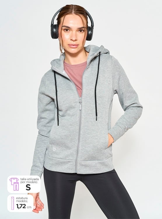 POLERA DEPORTIVA MUJER REVUP HOOD - 1