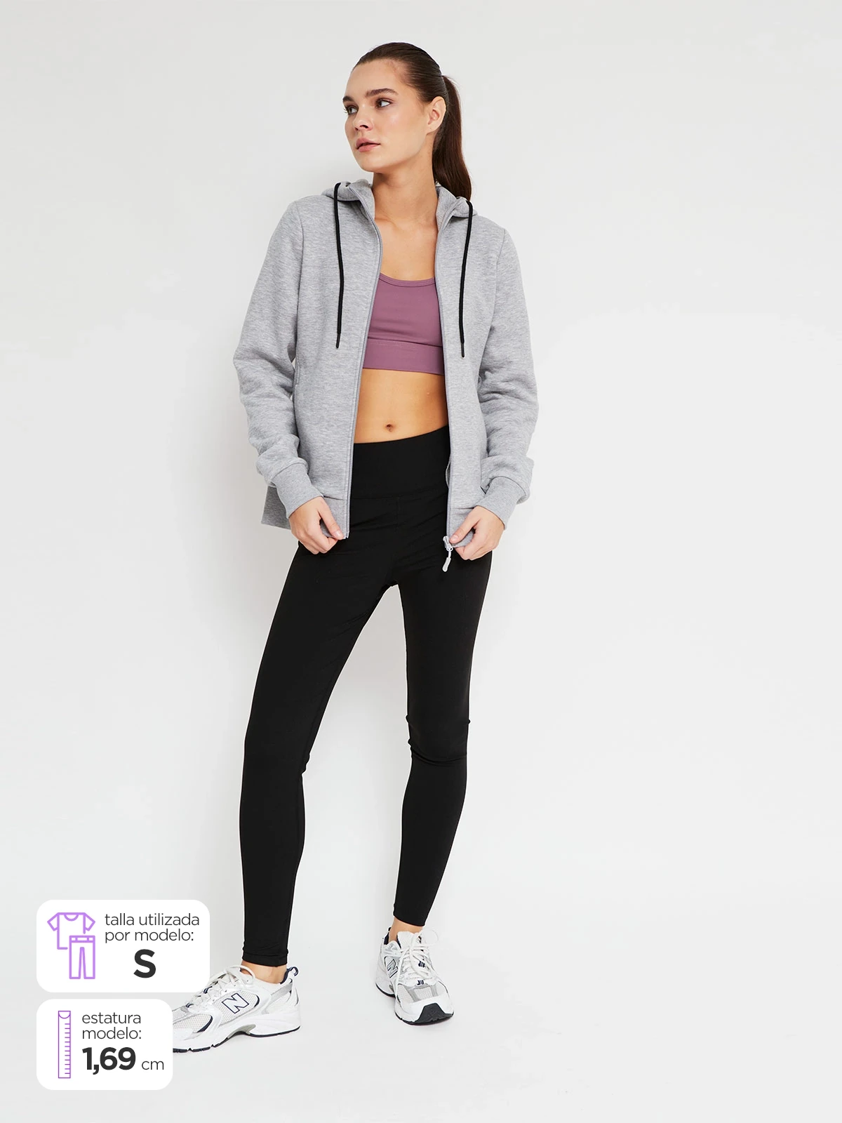 POLERA HOOD MUJER REVUP - 1