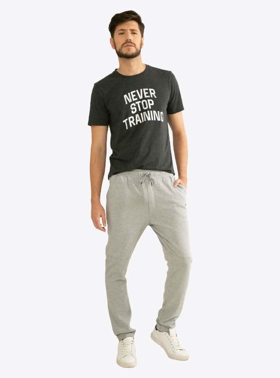 PANTALÓN BUZO DEPORTIVO HOMBRE REVUP SKINNY - 1