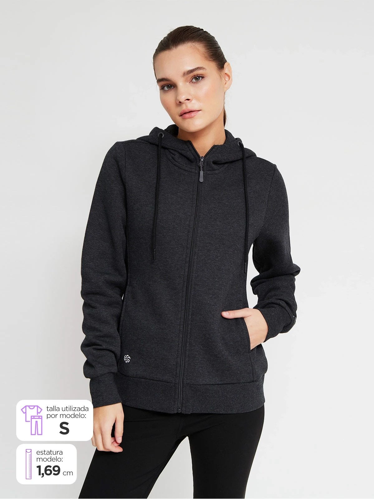 POLERA HOOD MUJER REVUP - 1
