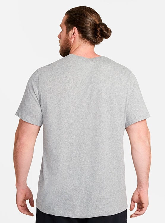POLO DEPORTIVO HOMBRE NIKE CLUB TEE AR4997-064 ALGODÓN PLATA - 2