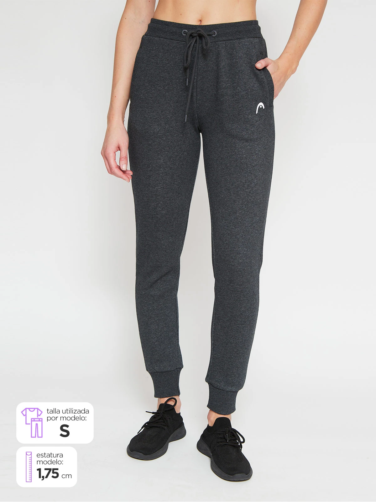PANTALÓN BUZO MUJER HEAD PUNO - 1
