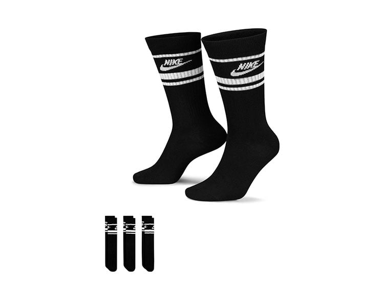 MEDIAS DEPORTIVAS UNISEX NIKE DX5089-010 U NK NSW EVERYDAY ESSENTIAL CR NEGRO - 3 PACK - 1