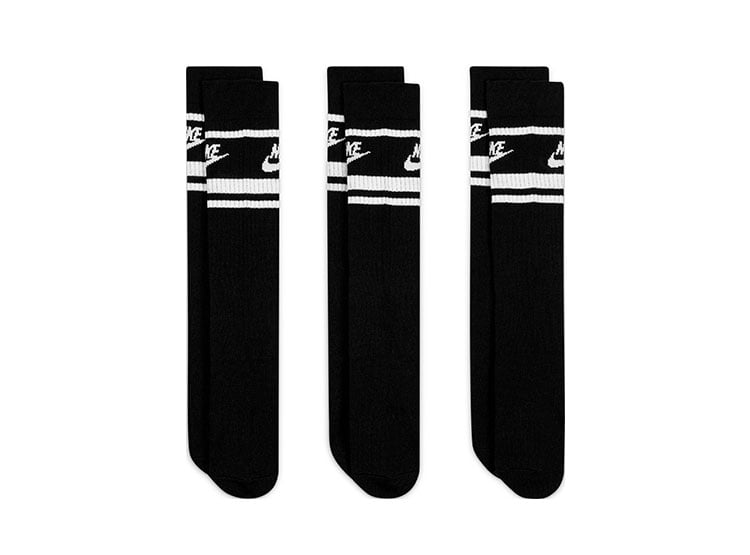 MEDIAS DEPORTIVAS UNISEX NIKE DX5089-010 U NK NSW EVERYDAY ESSENTIAL CR NEGRO - 3 PACK - 2