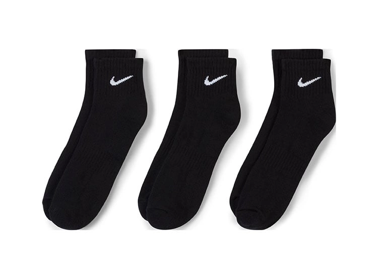 3 PACK MEDIAS DEPORTIVAS UNISEX NIKE NEGRO - 3