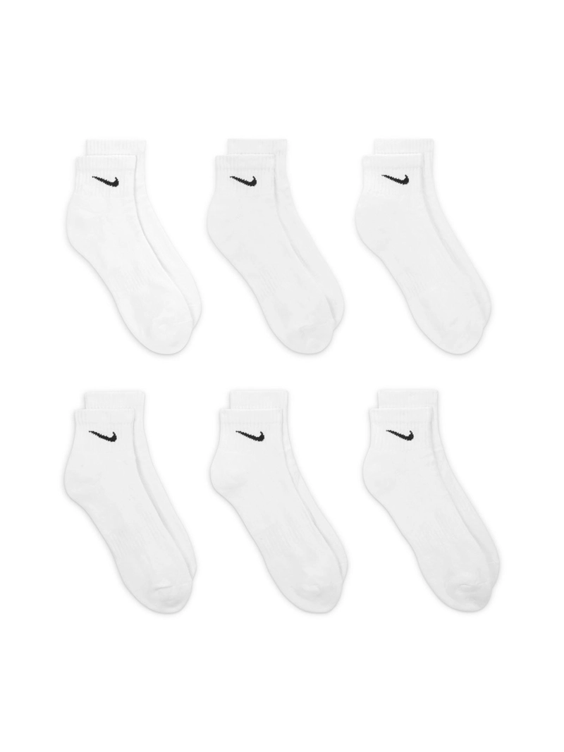 MEDIAS NIKE PACK 6 EVERYDAY CUSH ANKLE BLANCO - 3